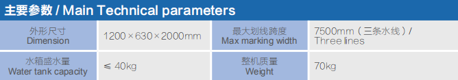 手推水线划线机